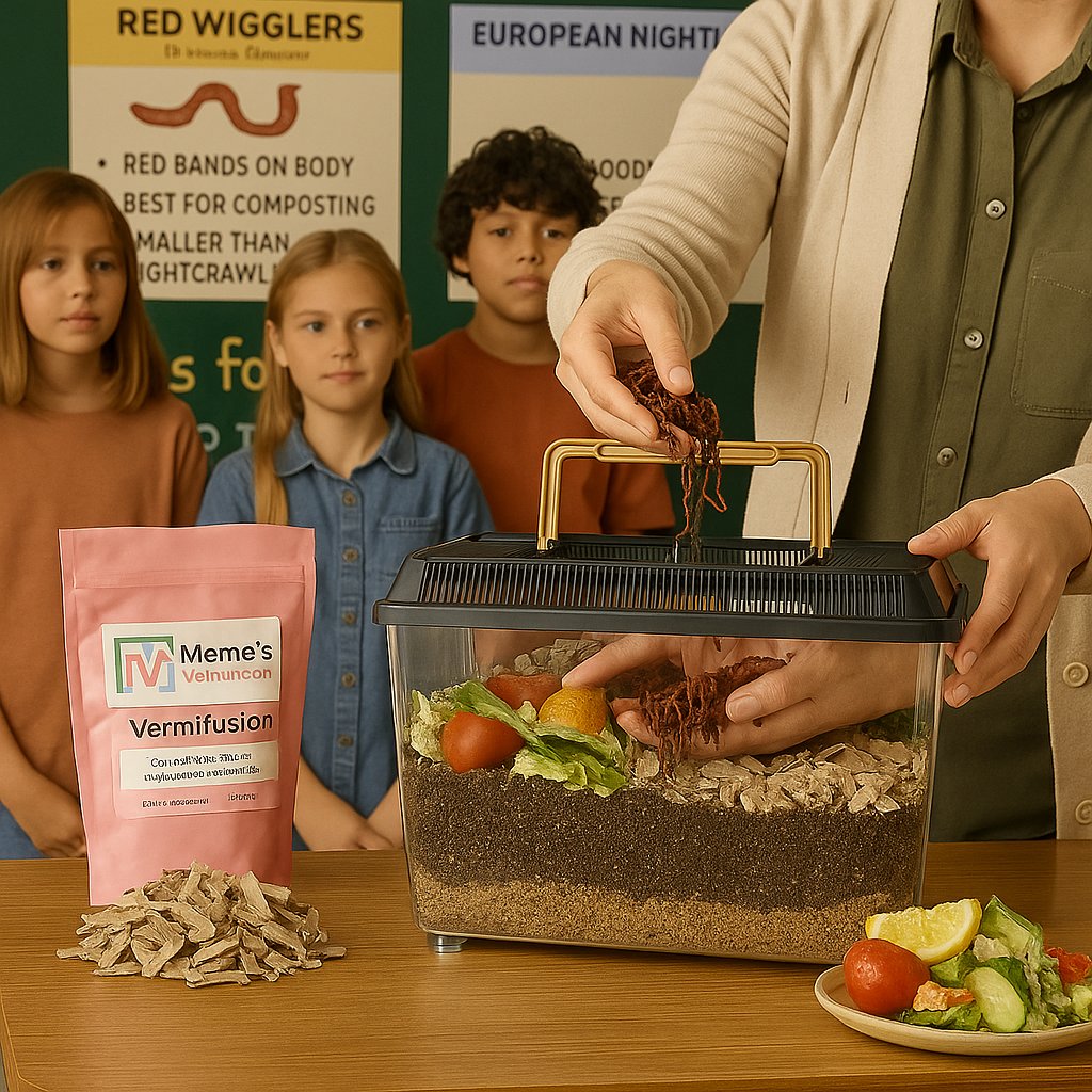 Composting Worm Bin for Teachers – Classroom Composting Kit with Vermifusion