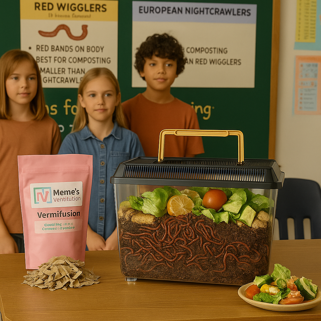 Composting Worm Bin for Teachers – Classroom Composting Kit with Vermifusion