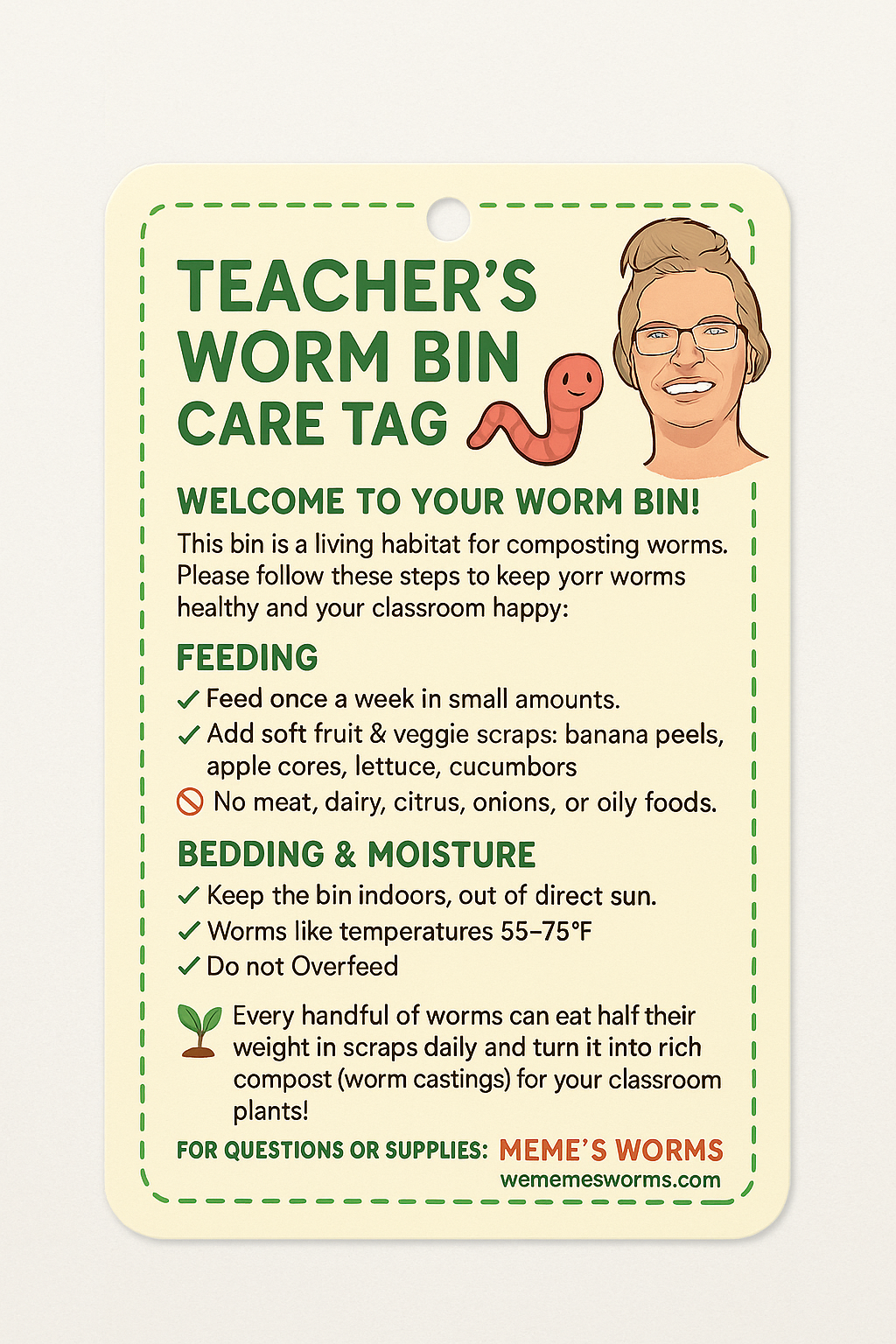 Composting Worm Bin for Teachers – Classroom Composting Kit with Vermifusion